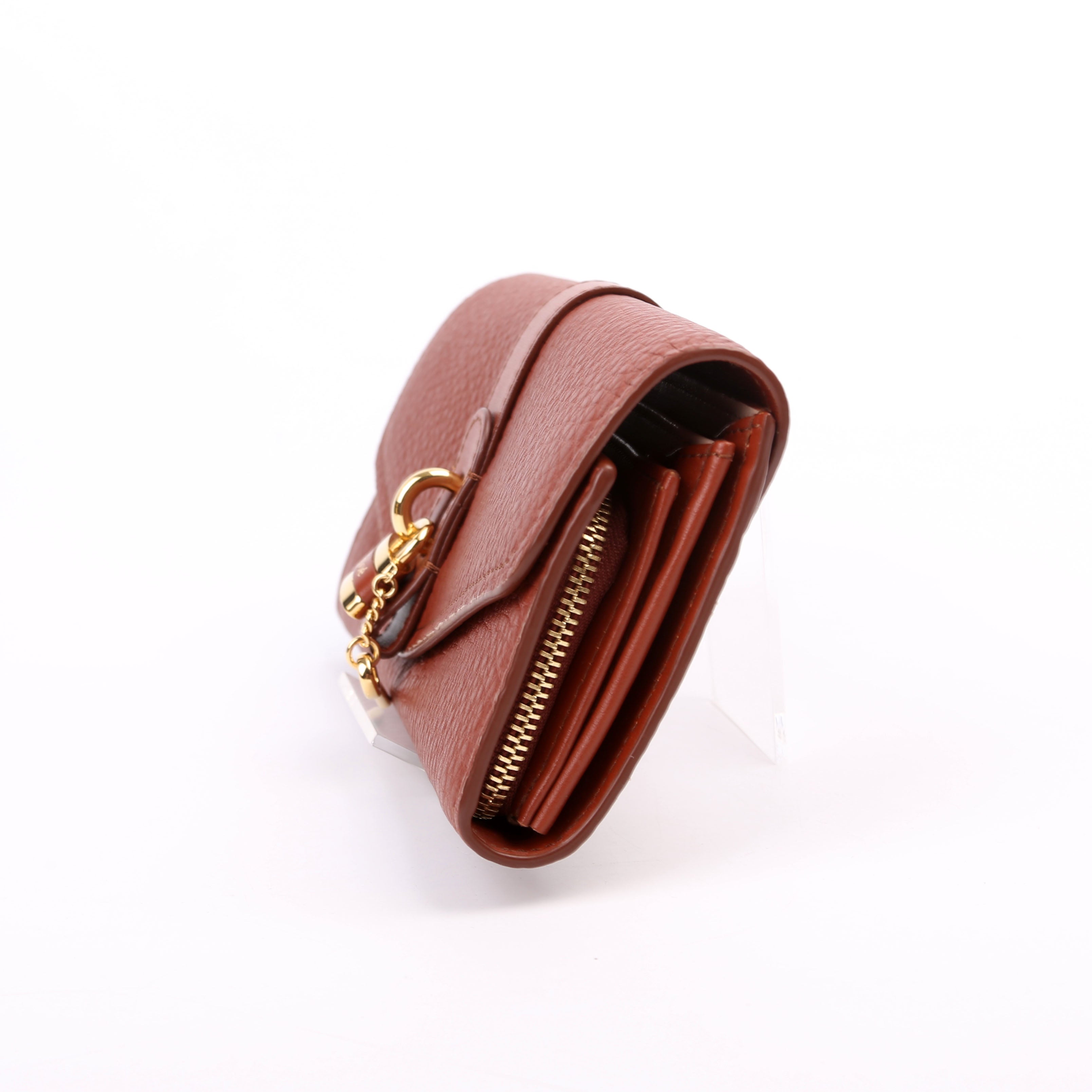 Aby Continental Flap Wallet Brown