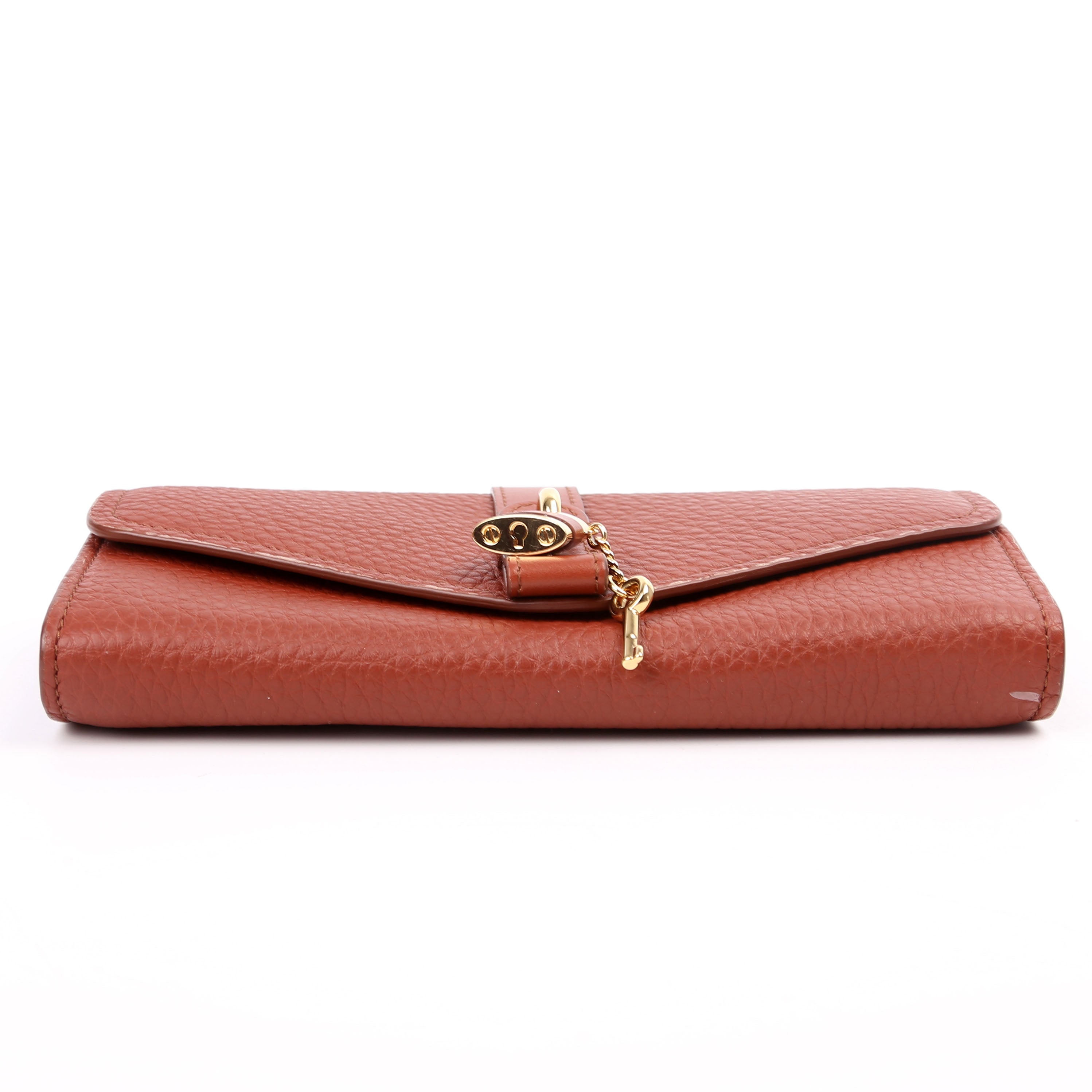 Aby Continental Flap Wallet Brown