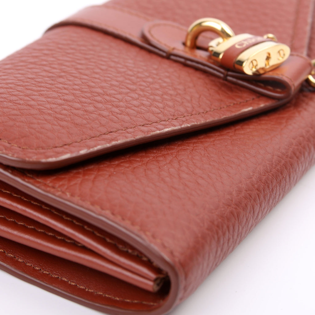 Aby Continental Flap Wallet Brown
