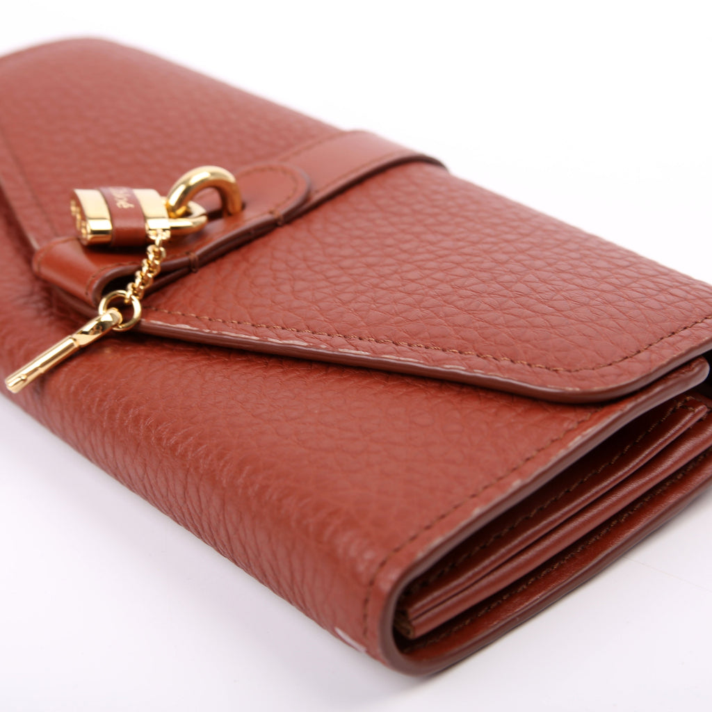 Aby Continental Flap Wallet Brown