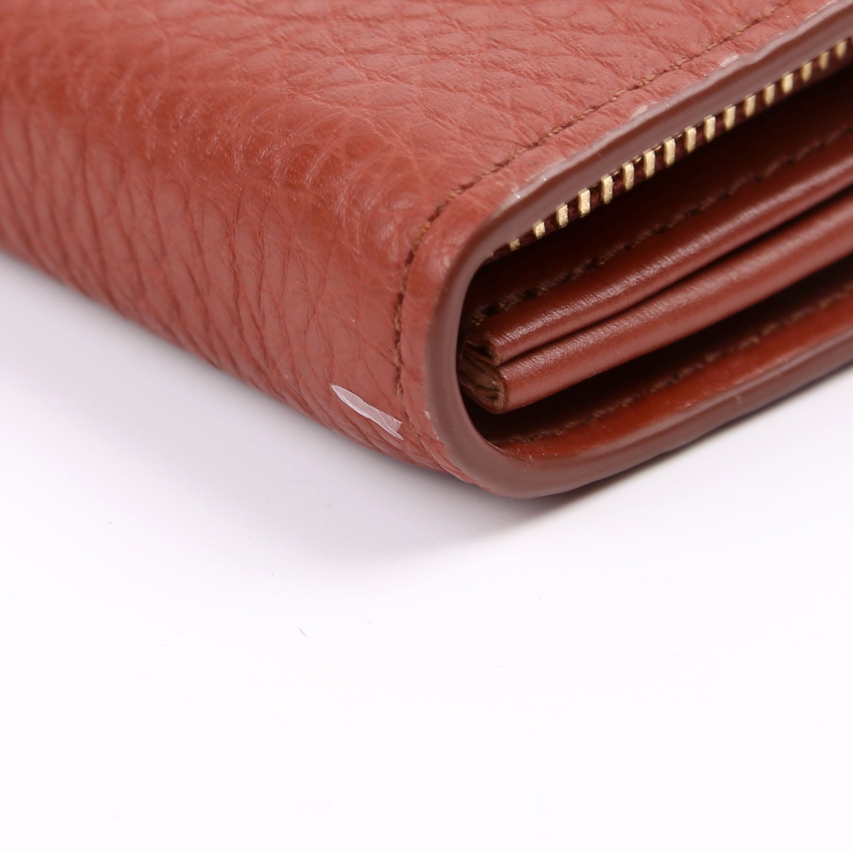 Aby Continental Flap Wallet Brown