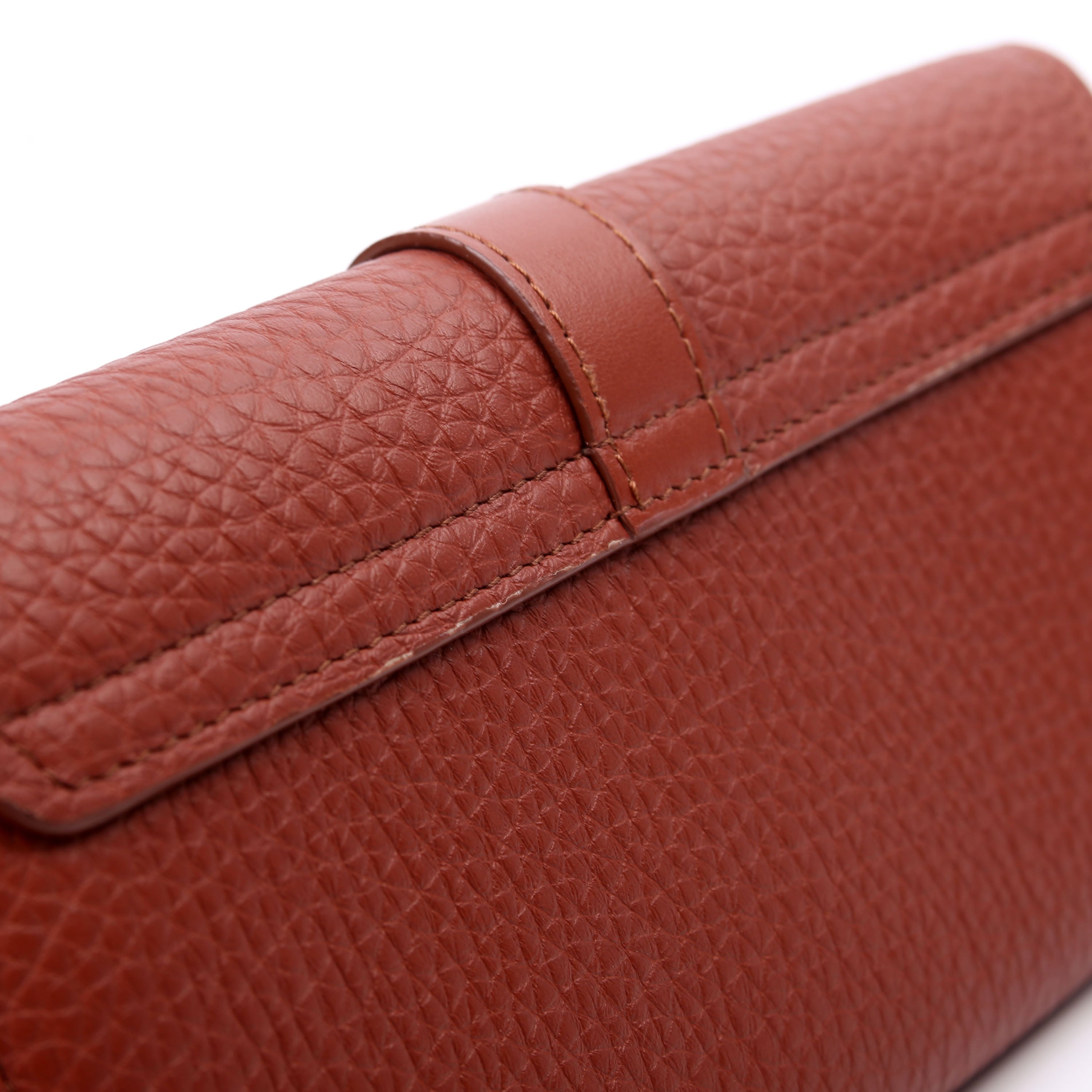 Aby Continental Flap Wallet Brown