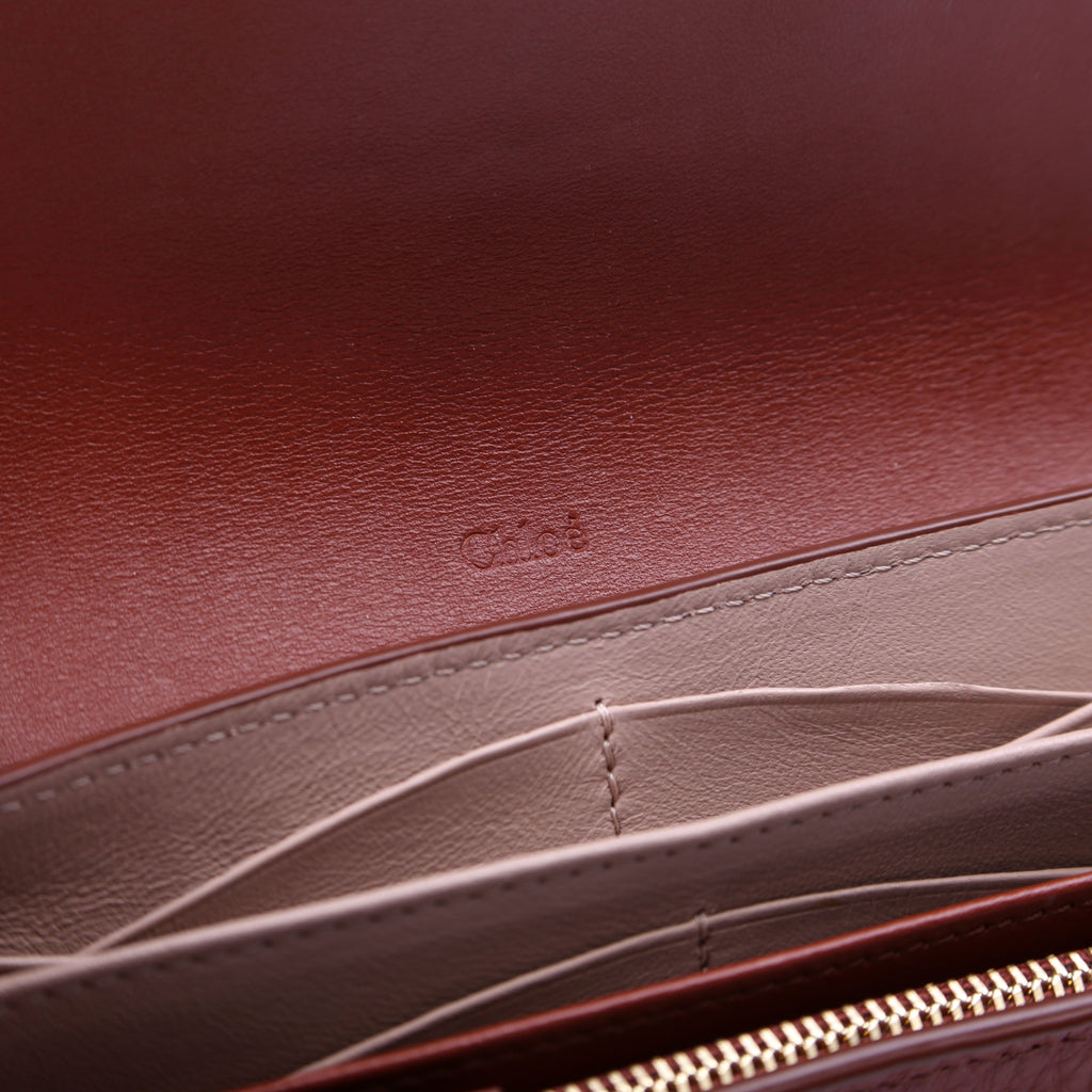 Aby Continental Flap Wallet Brown