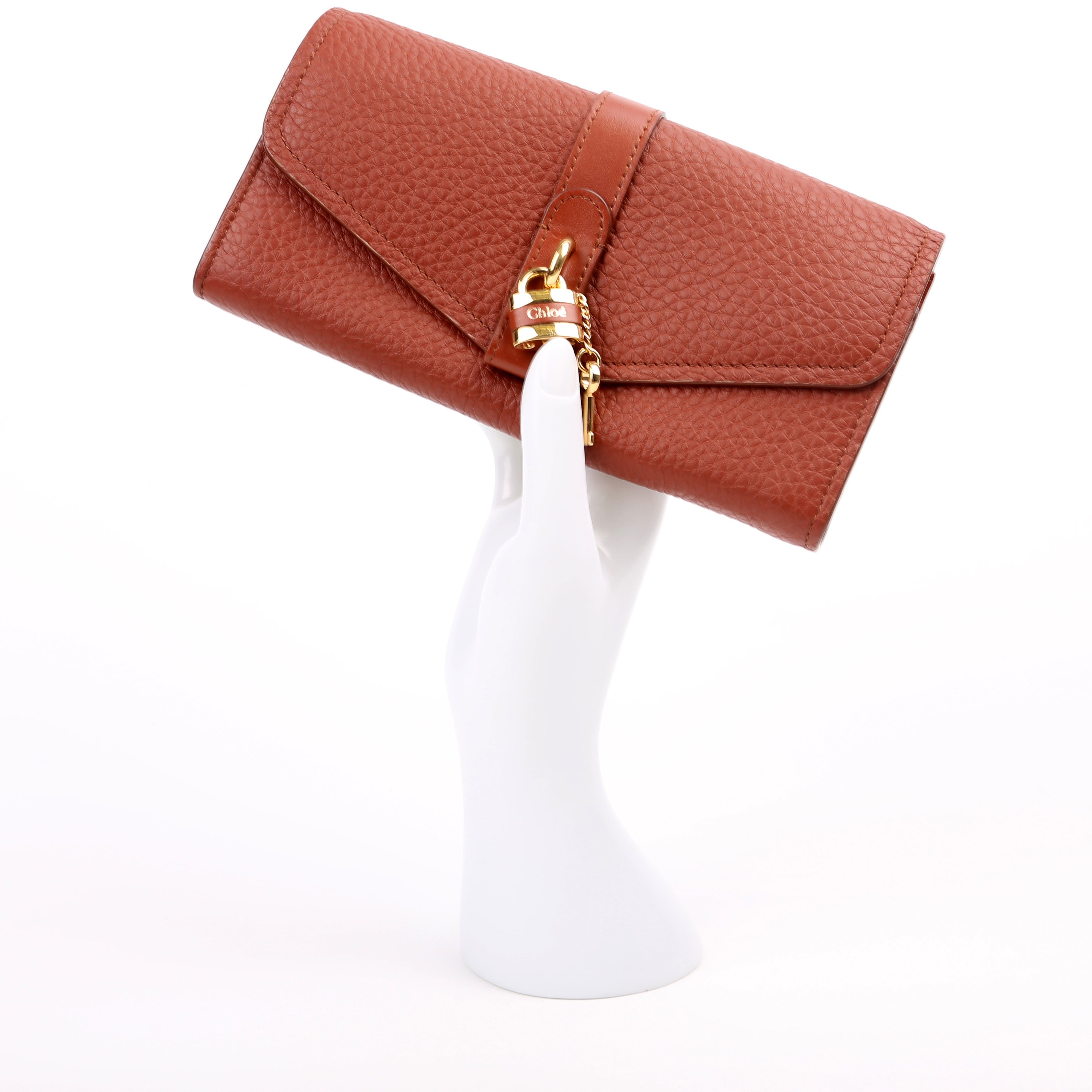 Aby Continental Flap Wallet Brown