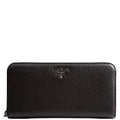 Saffiano Zip Around Wallet Black