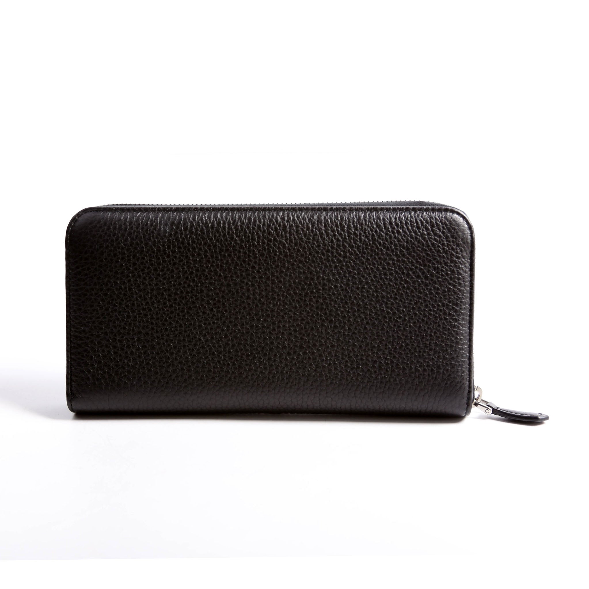 Saffiano Zip Around Wallet Black