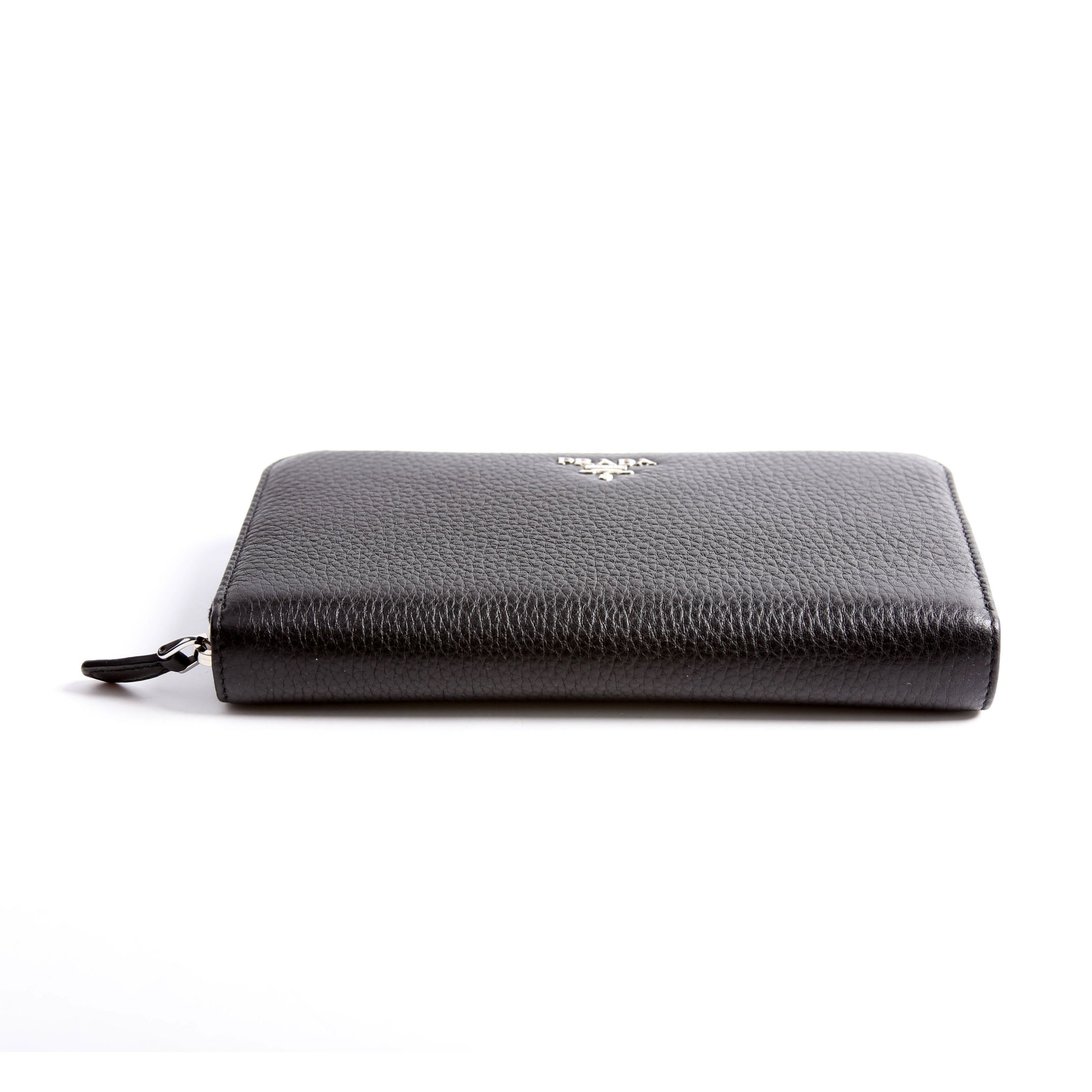 Saffiano Zip Around Wallet Black