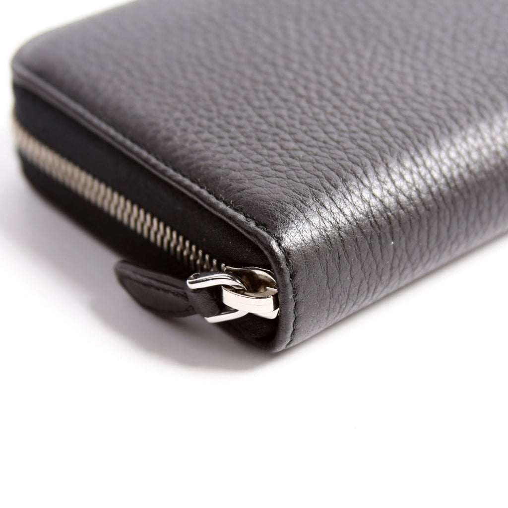 Saffiano Zip Around Wallet Black