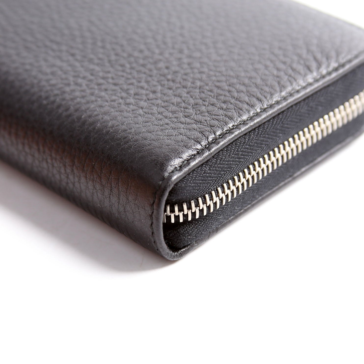Saffiano Zip Around Wallet Black