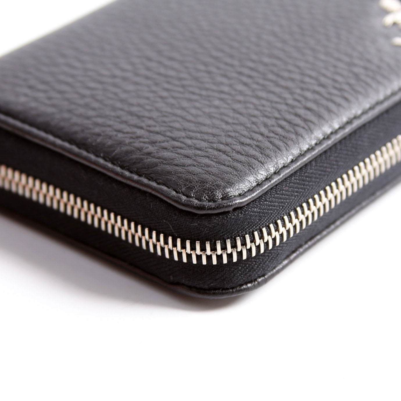 Saffiano Zip Around Wallet Black