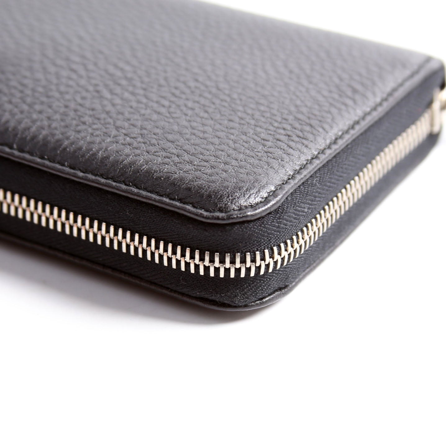 Saffiano Zip Around Wallet Black
