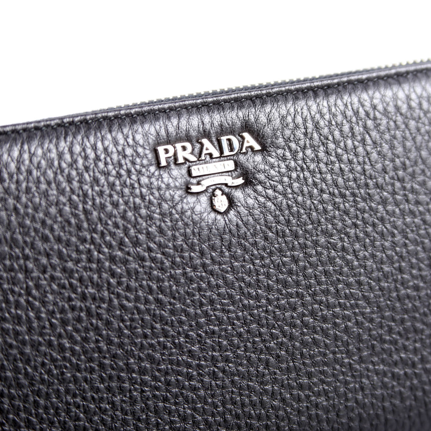 Saffiano Zip Around Wallet Black