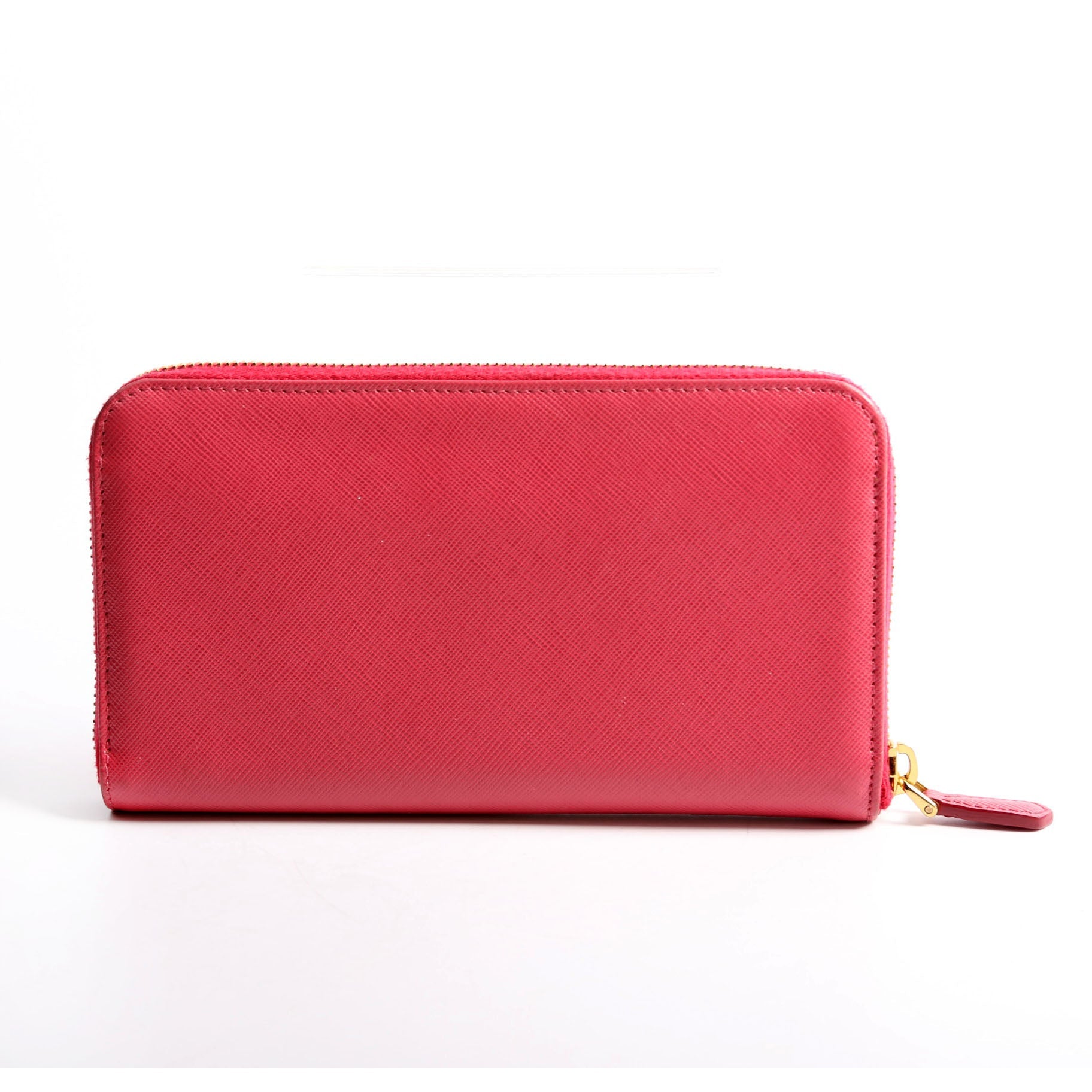 Prada Saffiano Za Wallet Pink
