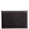 Hermes Calvi Card Case Black