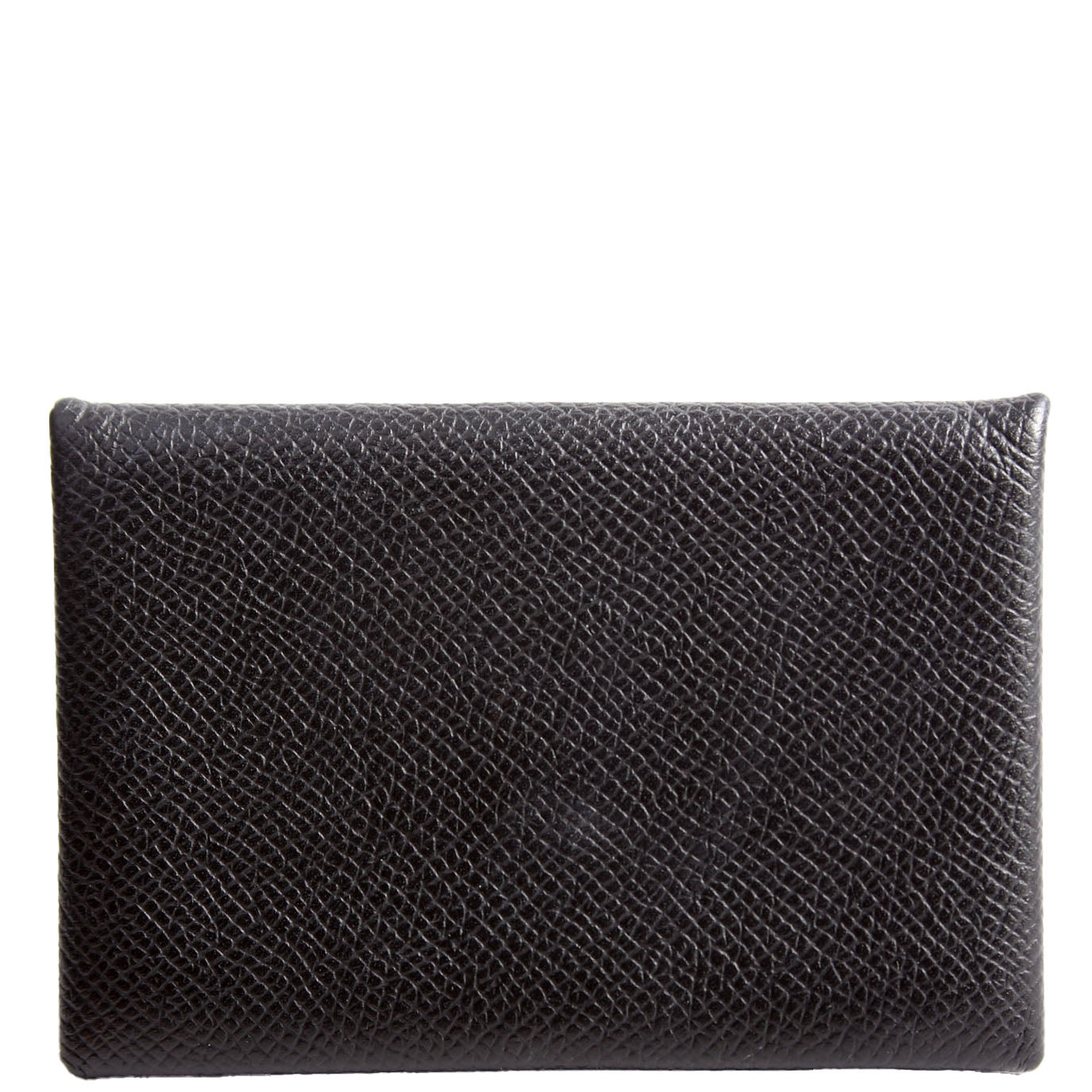 Hermes Calvi Card Case Black