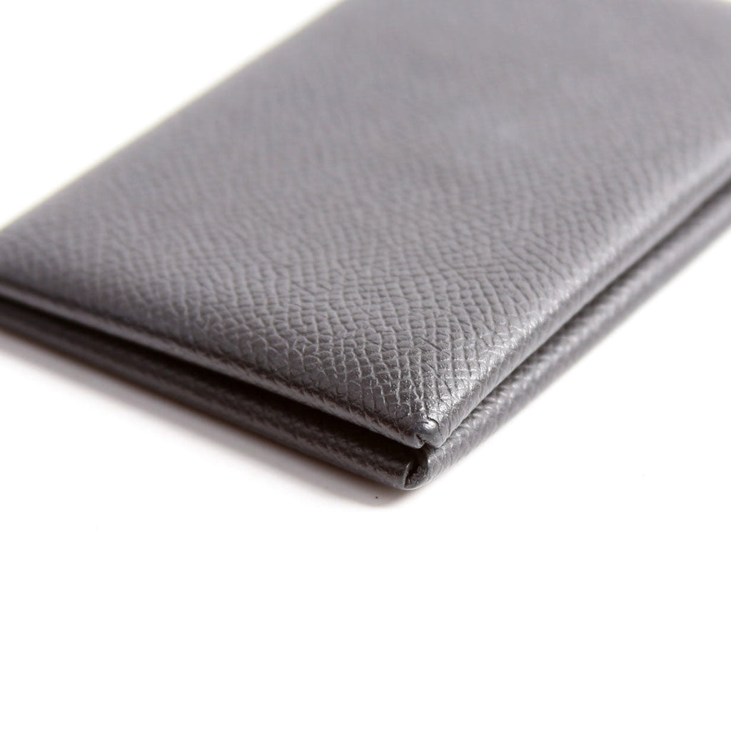 Hermes Calvi Card Case Black