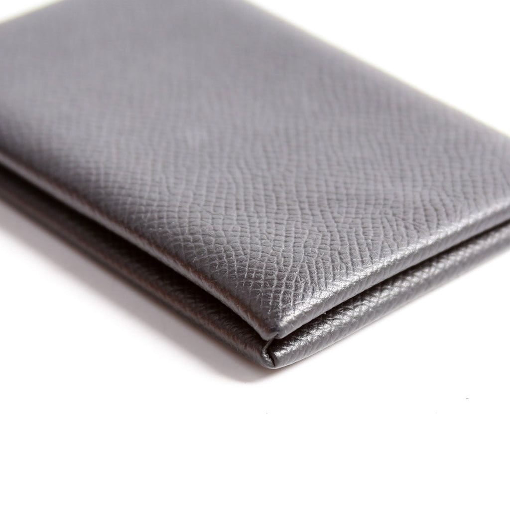 Hermes Calvi Card Case Black