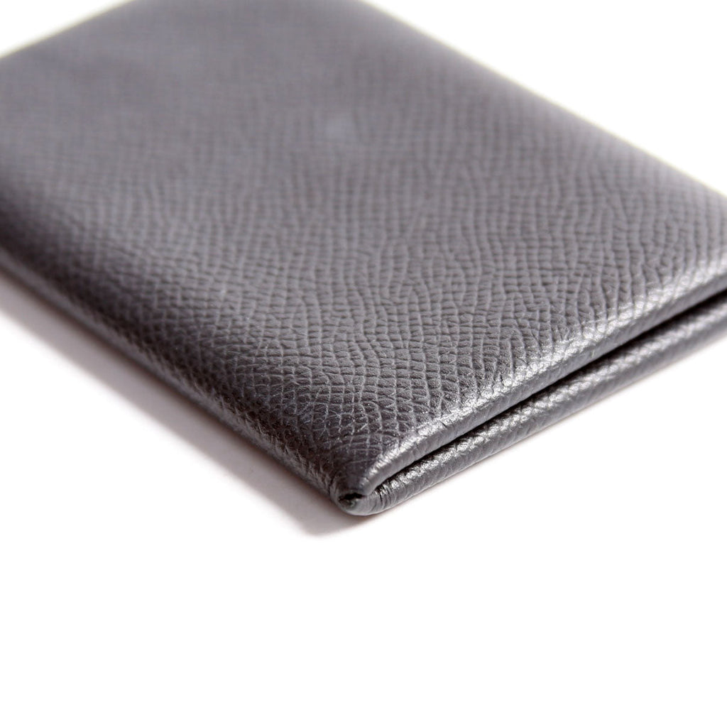 Hermes Calvi Card Case Black
