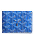 Goyardine Multi Slot Bi-Fold Wallet Blue