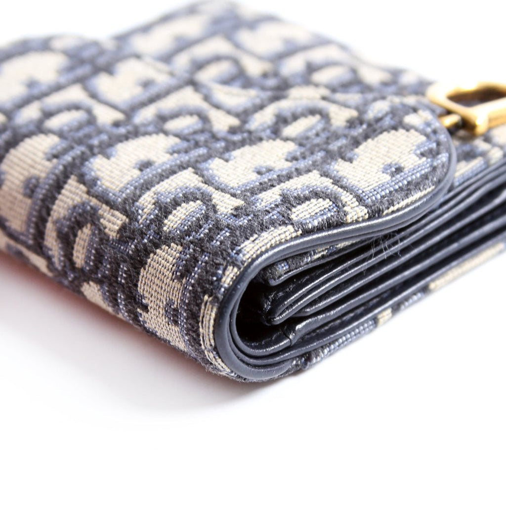 Saddle Lotus Wallet Oblique Medium