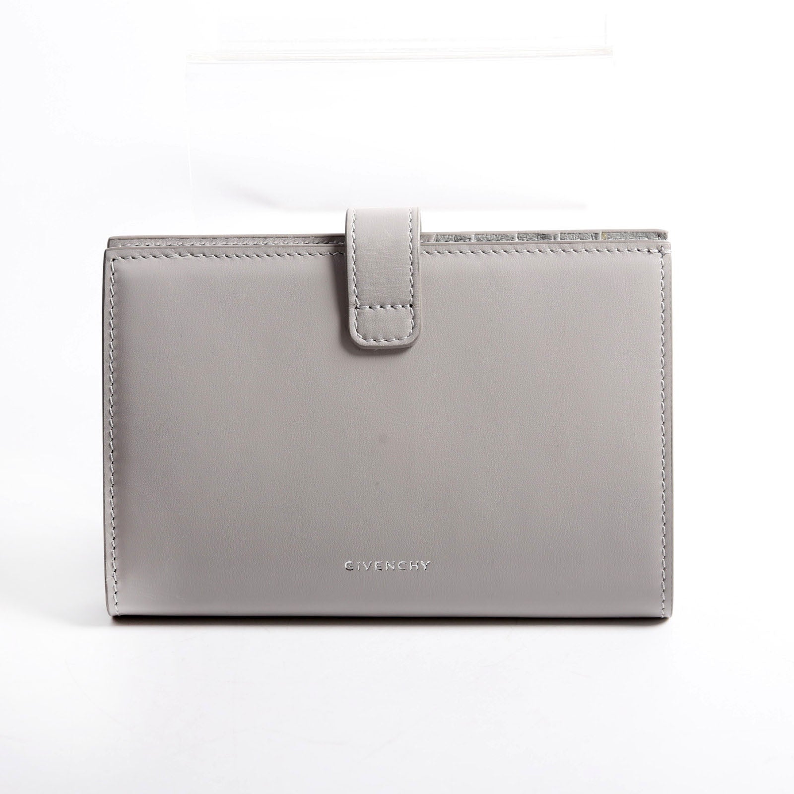 4G Wallet Box Leather Gray