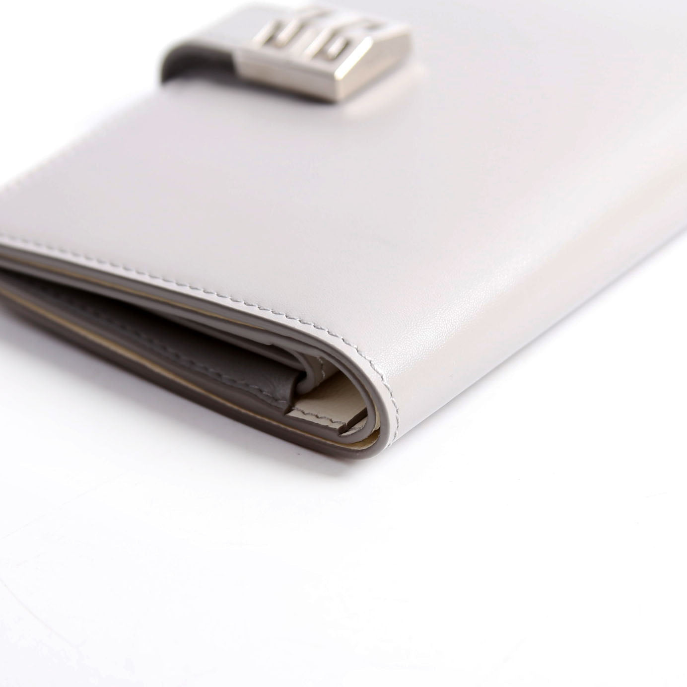4G Wallet Box Leather Gray