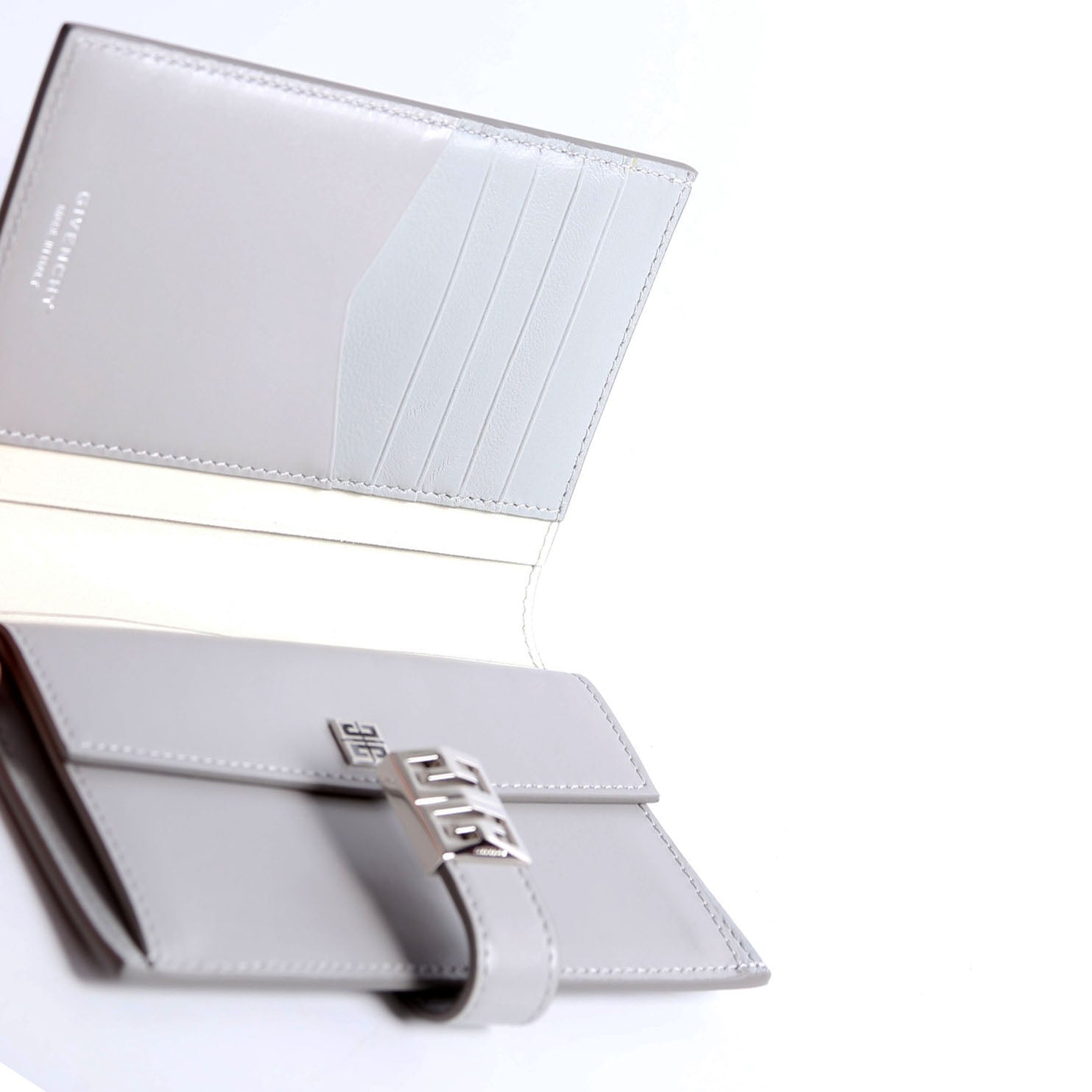 4G Wallet Box Leather Gray