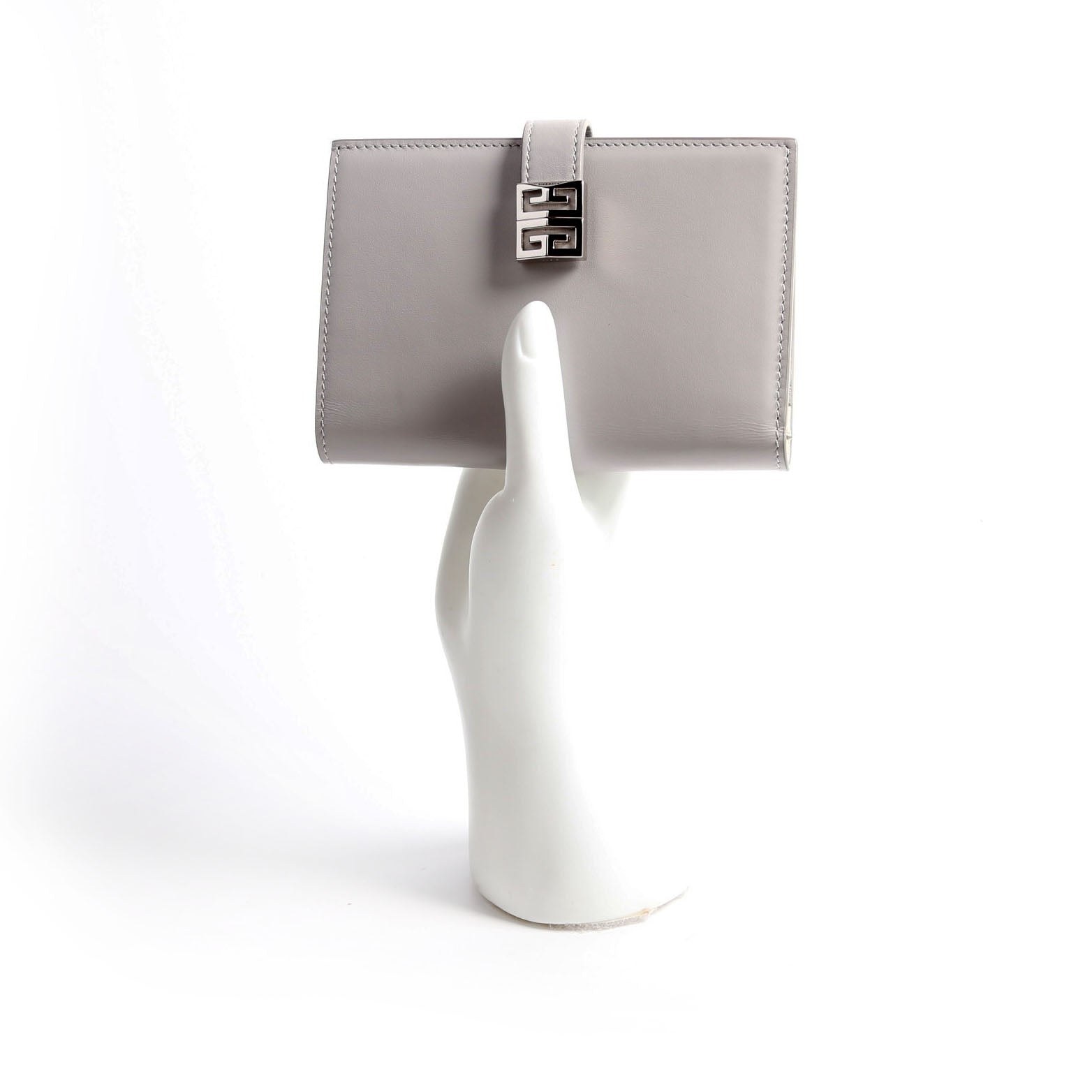 4G Wallet Box Leather Gray