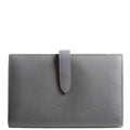 Strap Wallet Grain Calfskin Large Gray