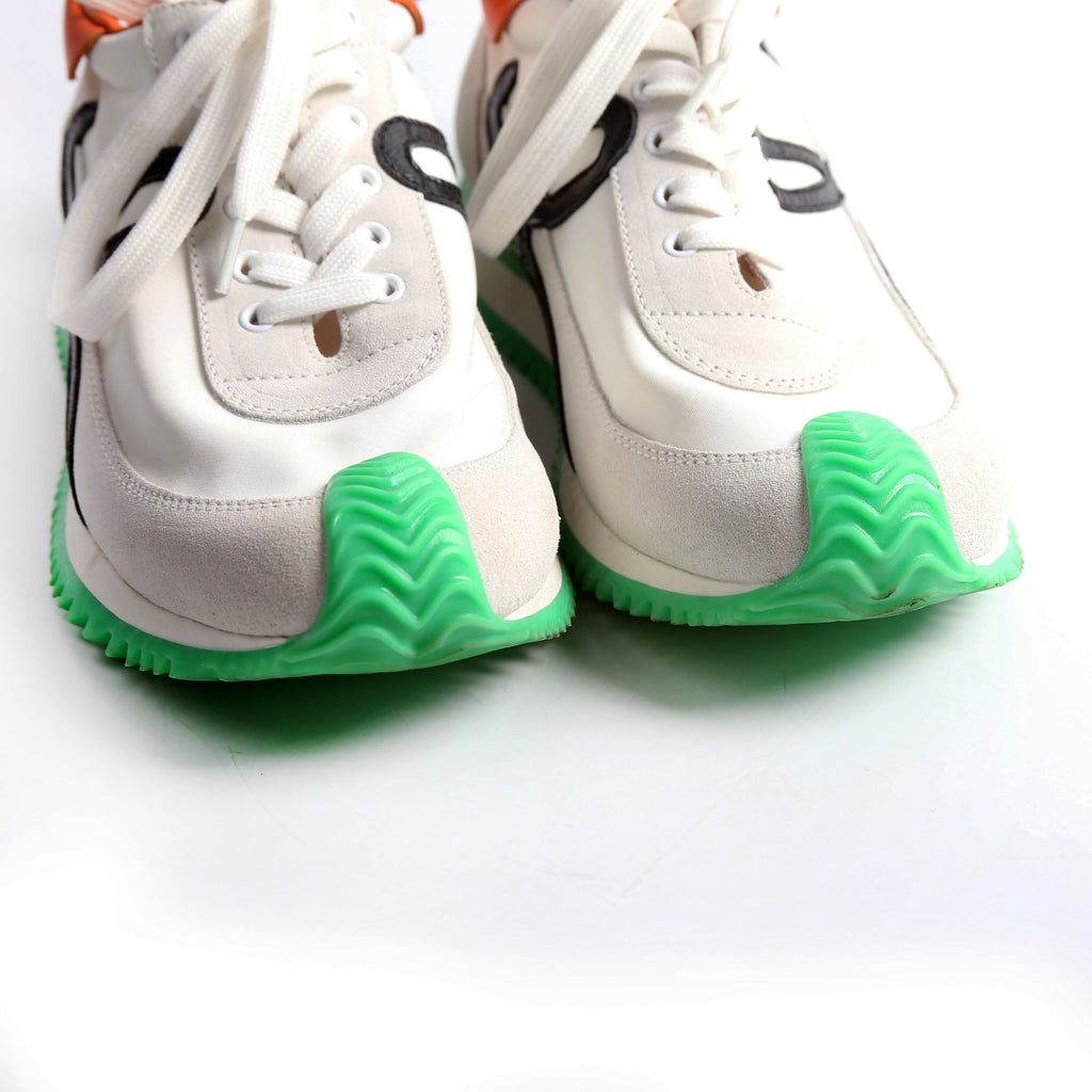Flow Runner Mesh/Suede Sneakers Size 39
