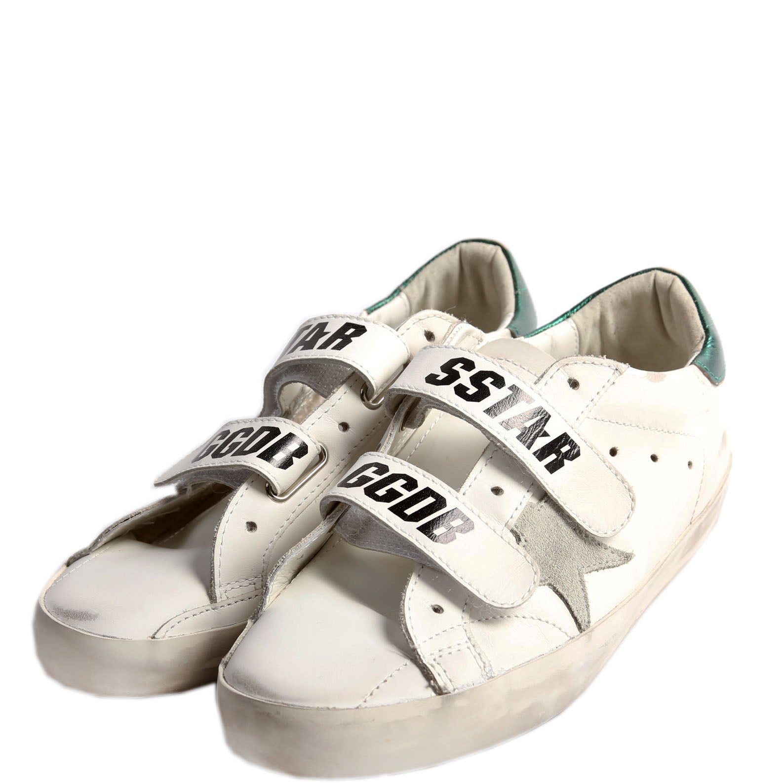 Old School Size 38 White/Green