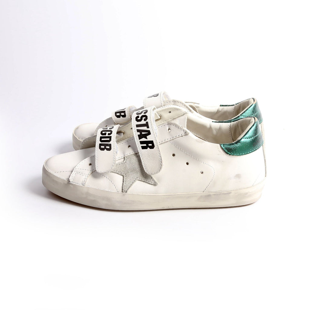 Old School Size 38 White/Green