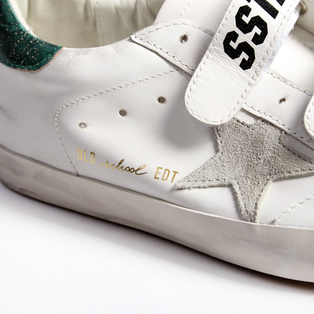 Old School Size 38 White/Green