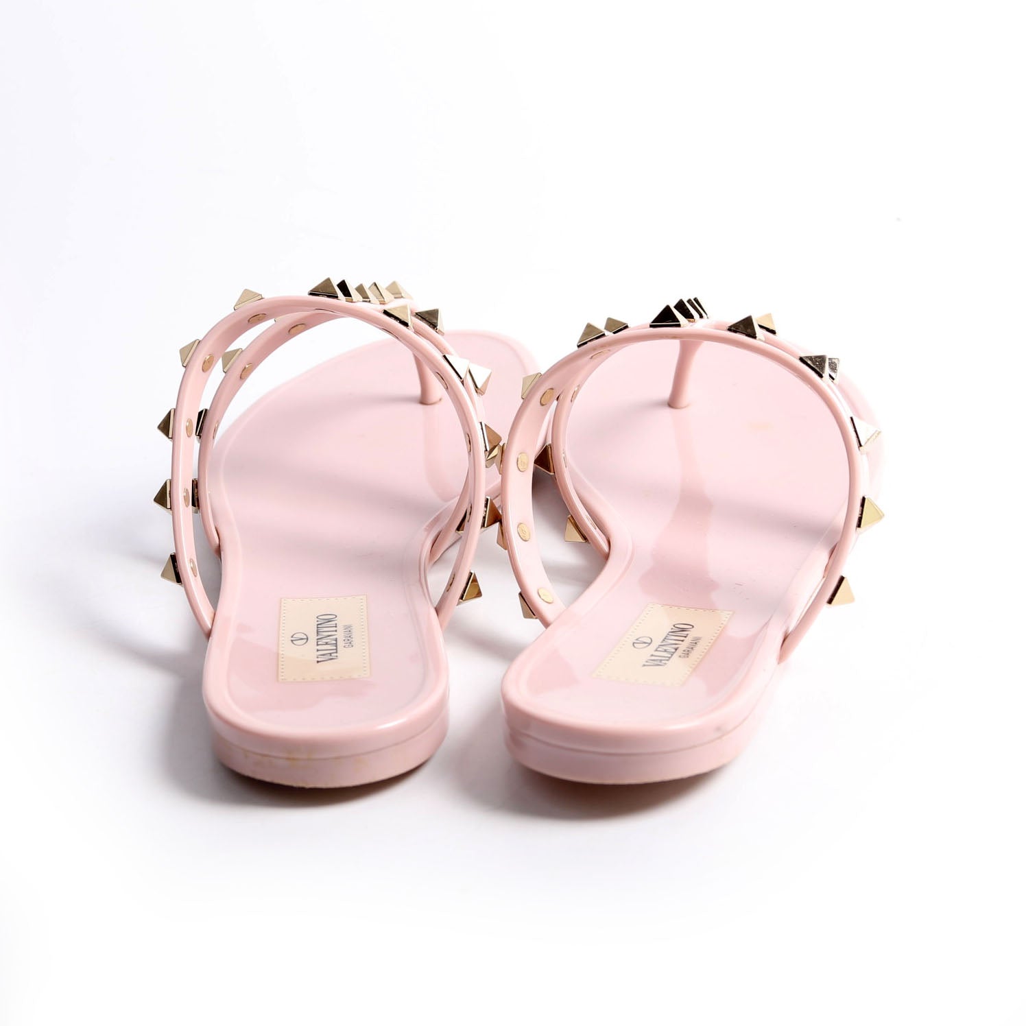 Rockstud Jelly Caged Sandals Size 36 Pink