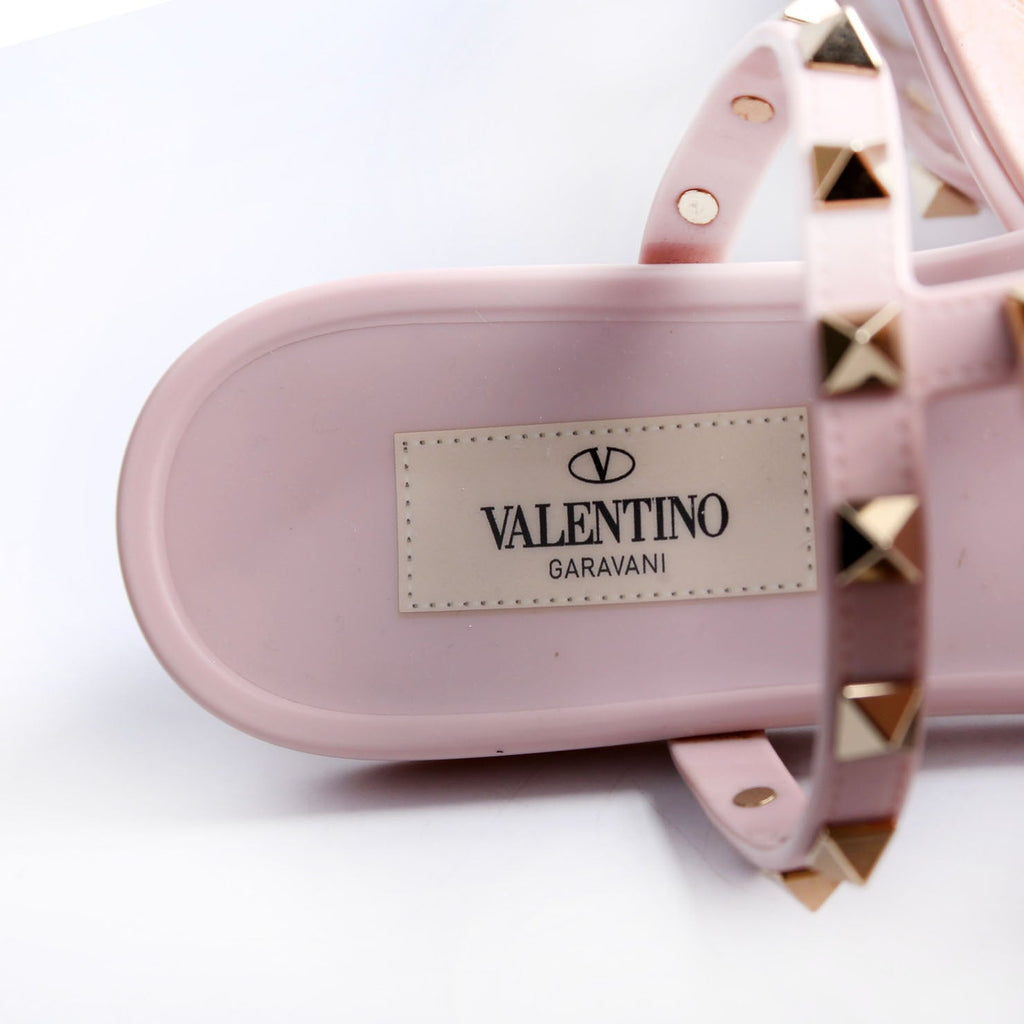 Rockstud Jelly Caged Sandals Size 36 Pink