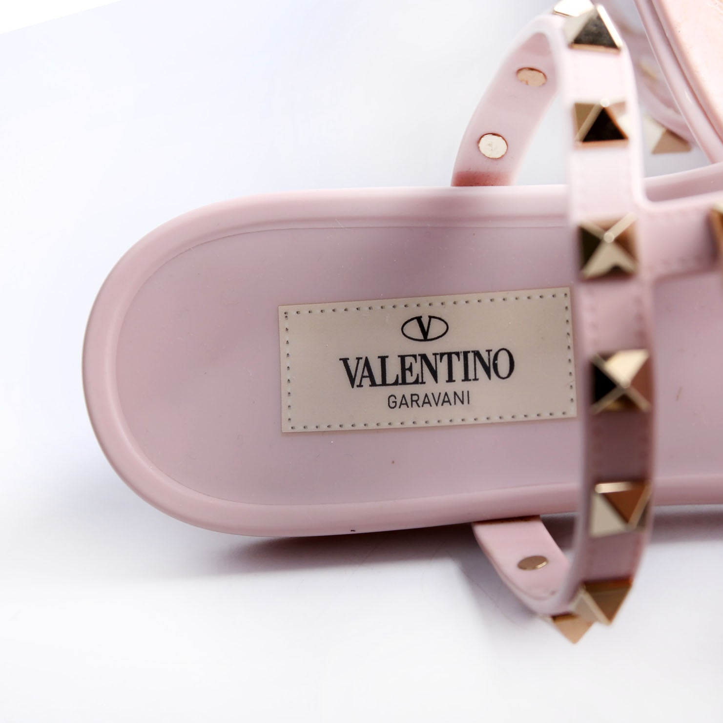 Rockstud Jelly Caged Sandals Size 36 Pink