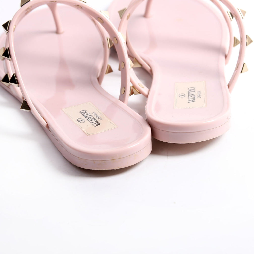 Rockstud Jelly Caged Sandals Size 36 Pink