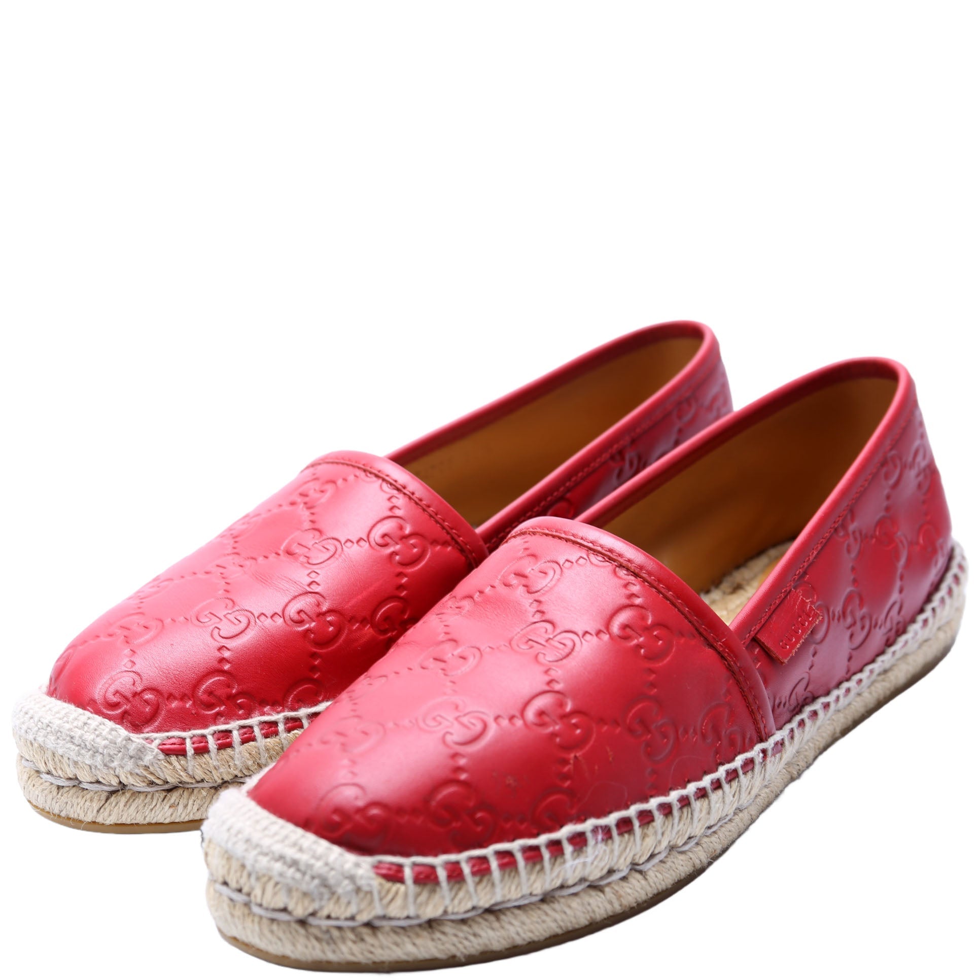 GG Espadrilles Size 39.5 Red