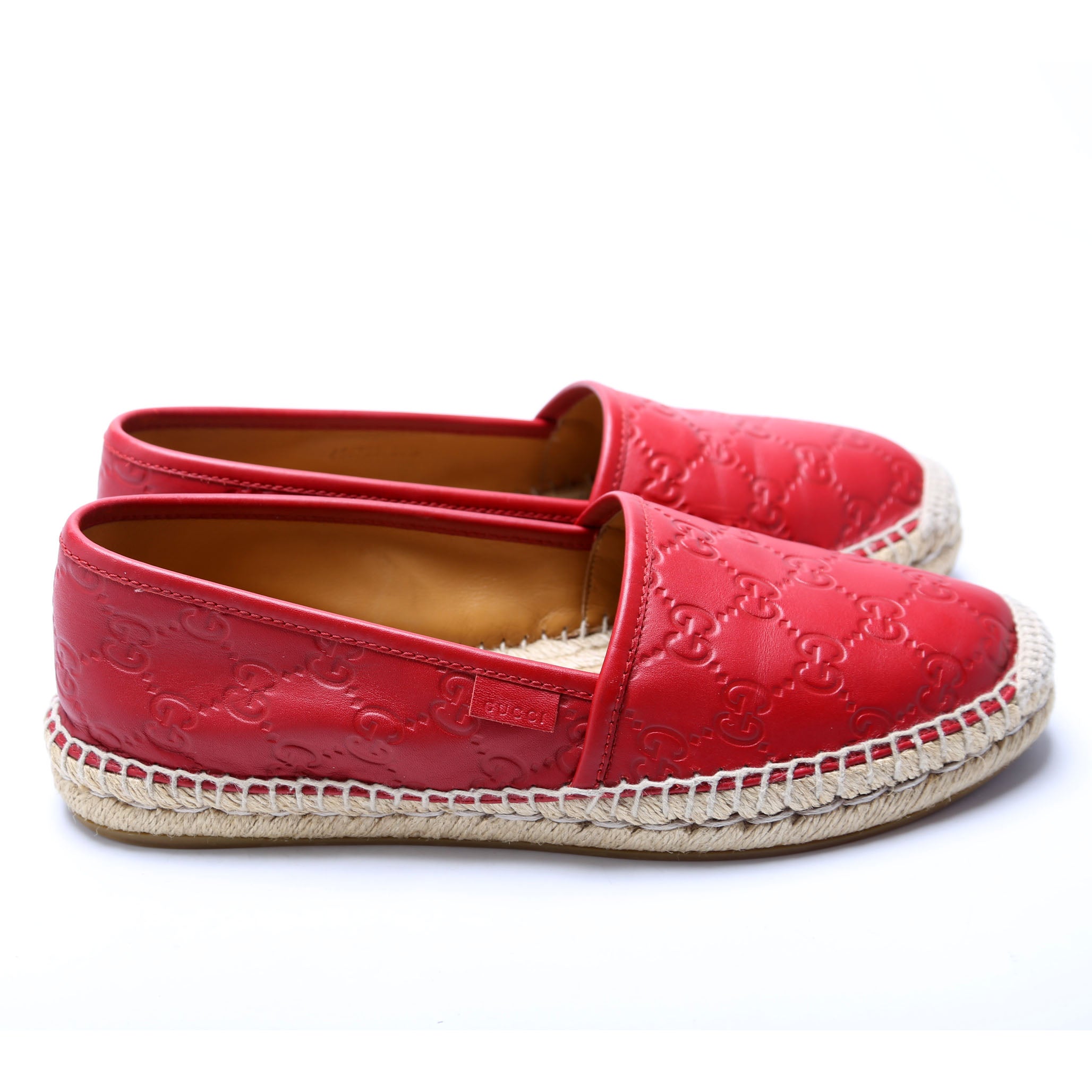 GG Espadrilles Size 39.5 Red