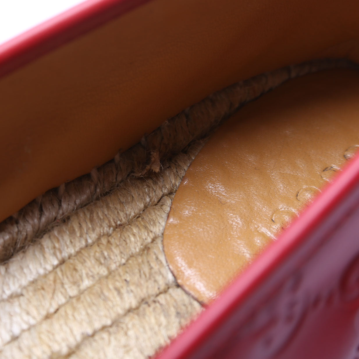 GG Espadrilles Size 39.5 Red