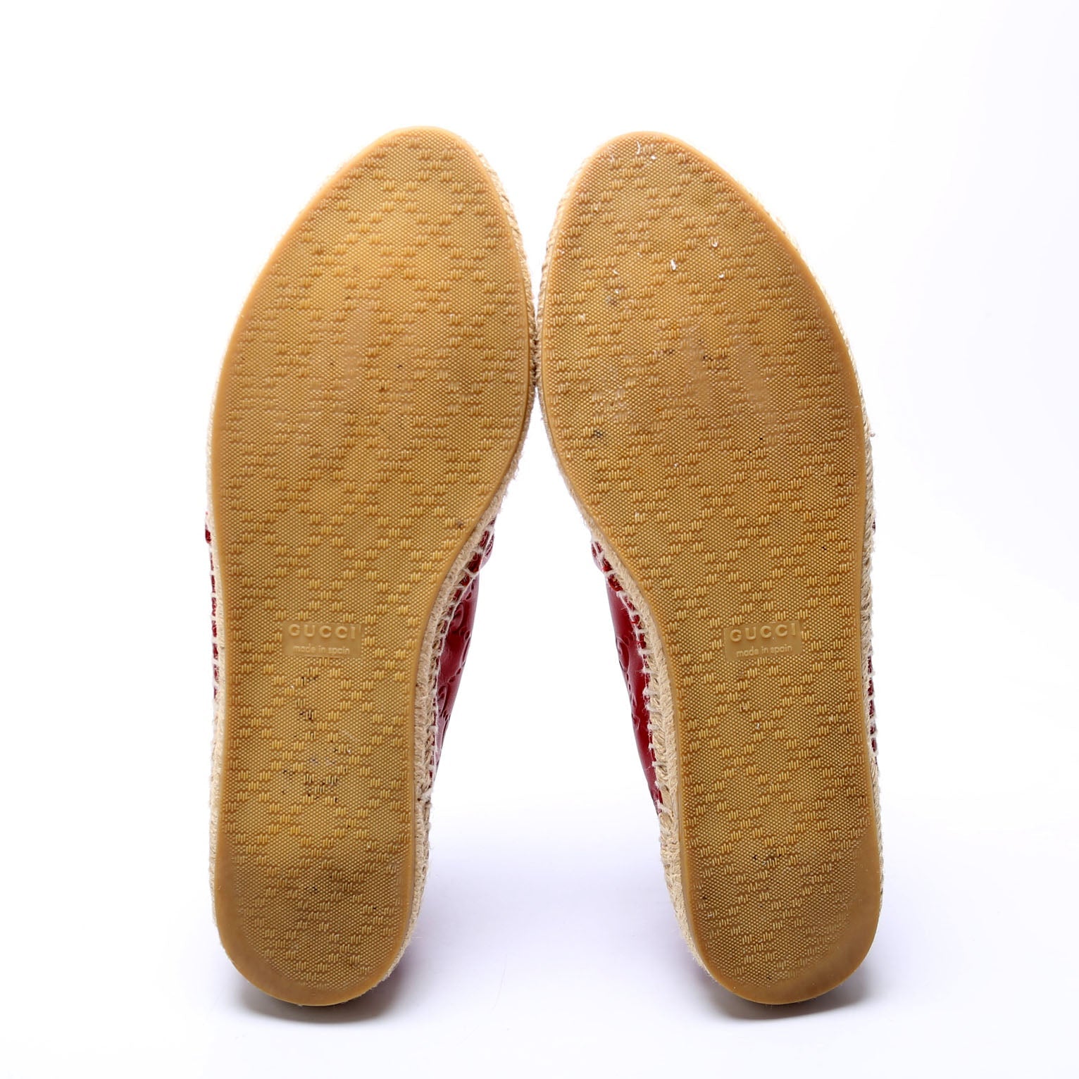 GG Espadrilles Size 39.5 Red