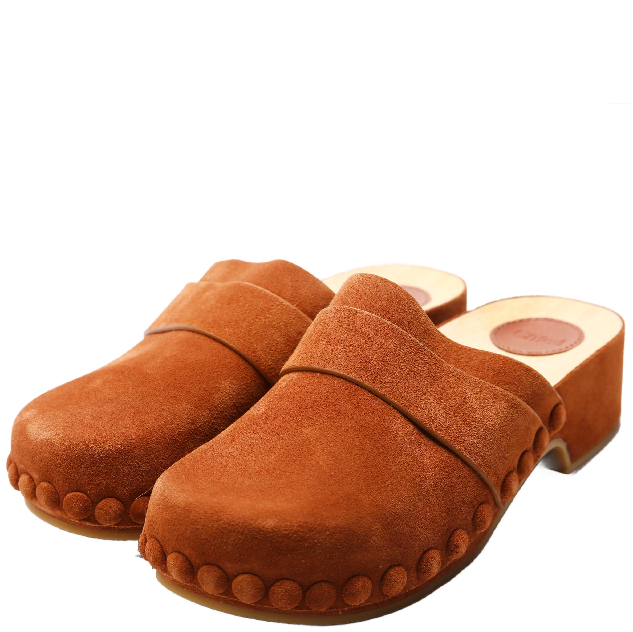 Joy Suede Clogs Size 36 Brown