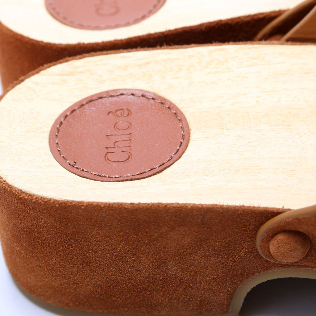 Joy Suede Clogs Size 36 Brown