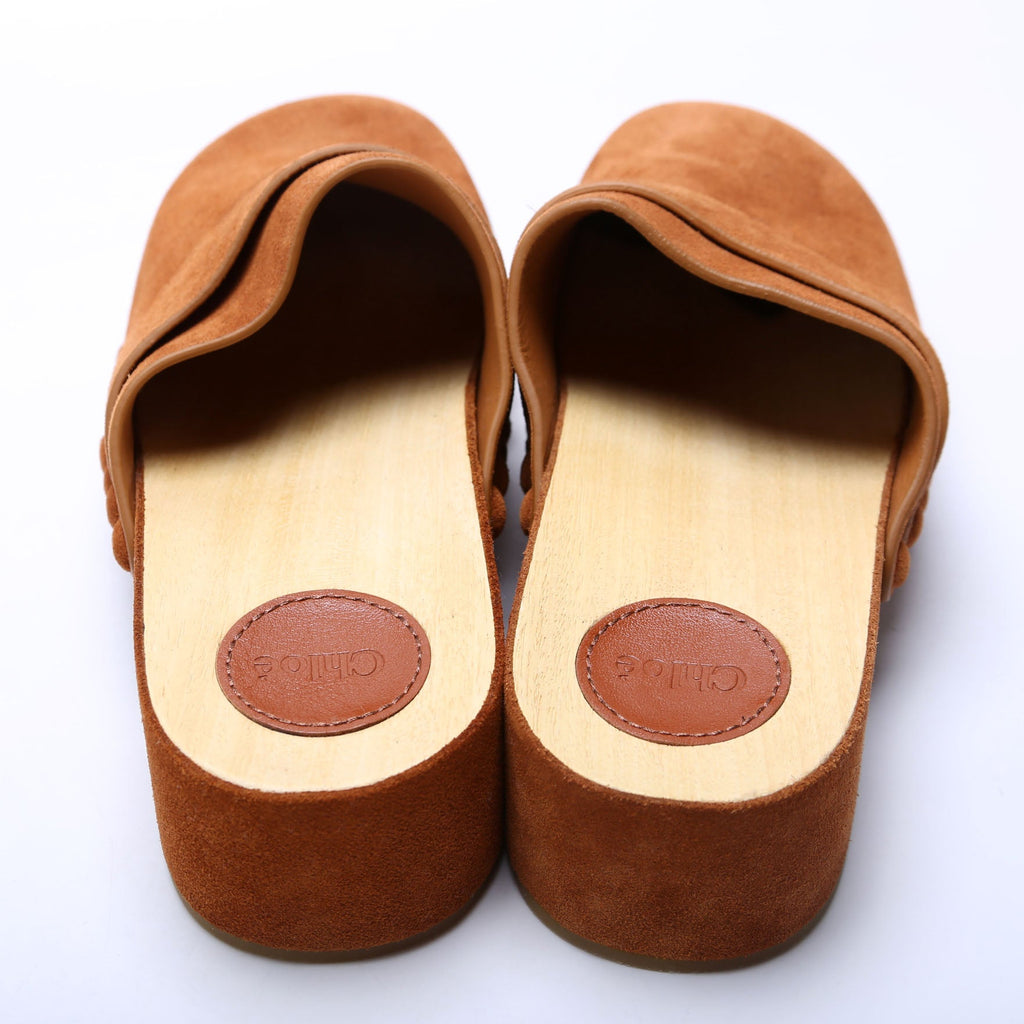 Joy Suede Clogs Size 36 Brown