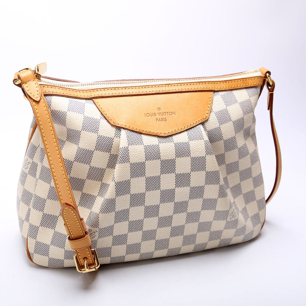 Siracusa PM Damier Azur White/Blue
