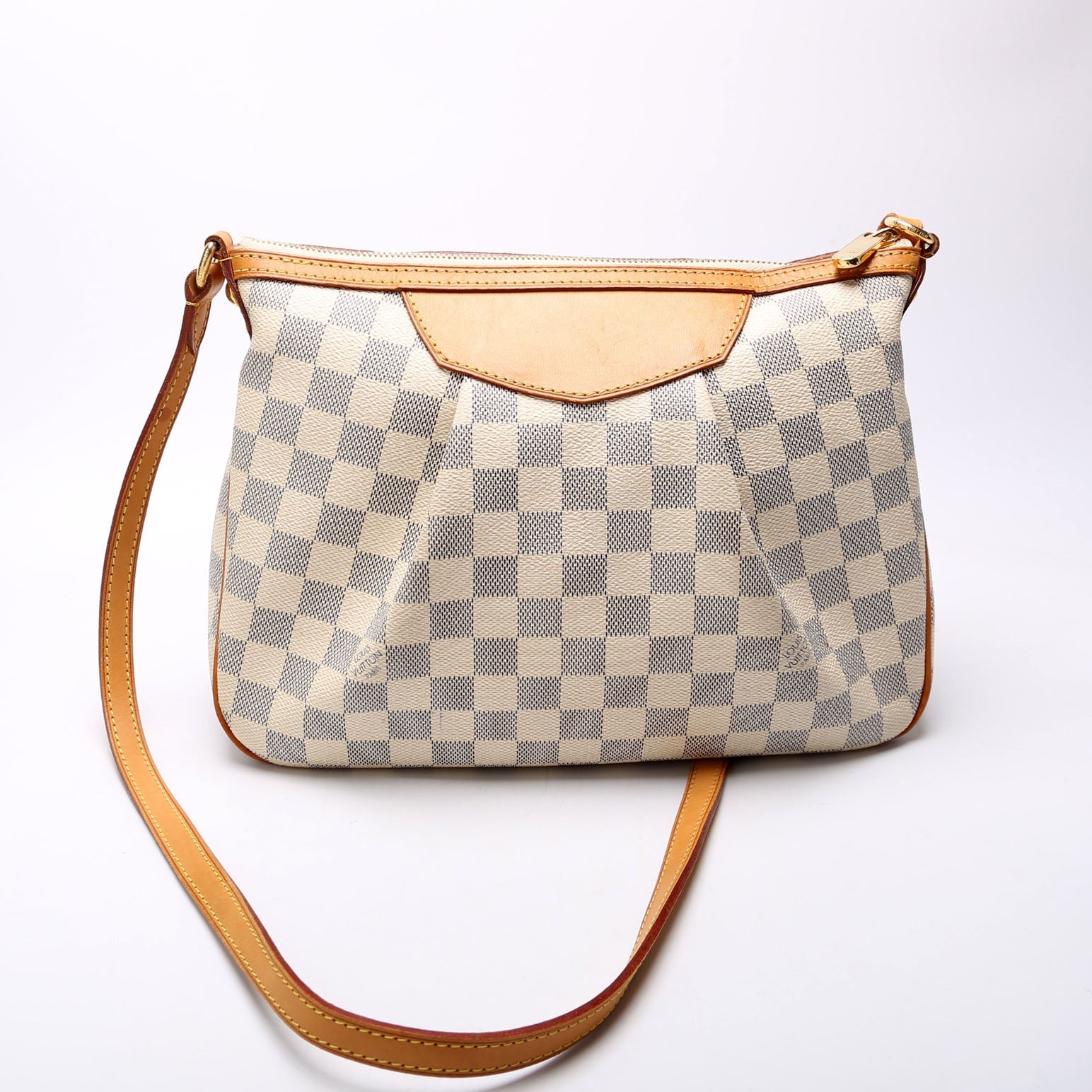 Siracusa PM Damier Azur White/Blue