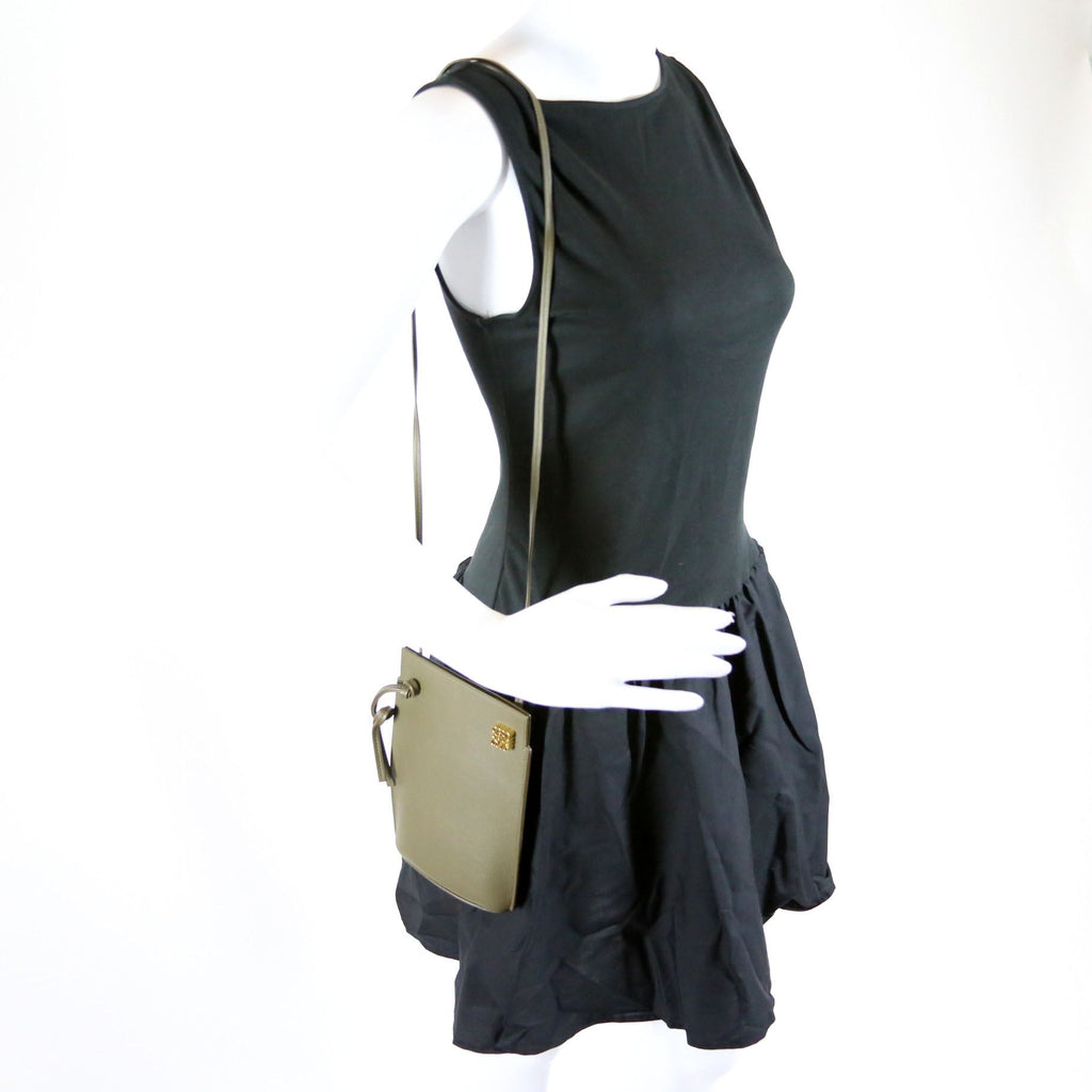 Dice Pocket Calfskin Green