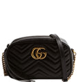 447632 Marmont Small Leather Camera Black