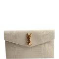 Uptown Pouch Croc Embossed 565739 Cream