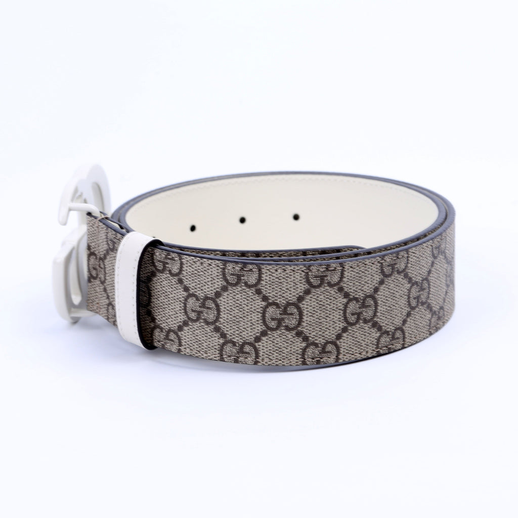 400593 Marmont GG Supreme Belt Size 85/34 White